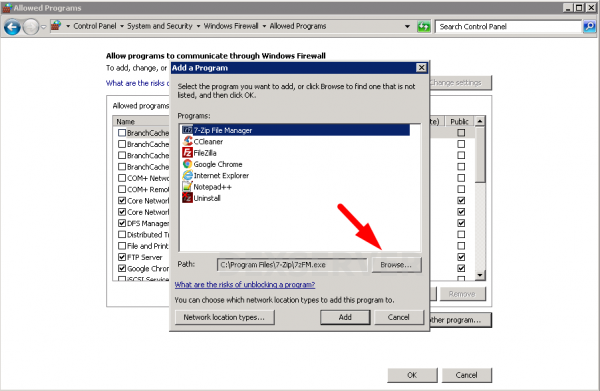 Windows Allow Program Box's วิธีตั้งค่า Allow Program บน Windows Firewall (อนุญาตโปรแกรมหรือระบบให้ ...